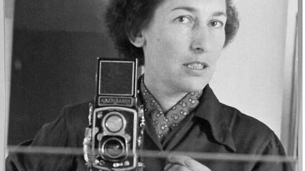 Gisèle Freund im Selbstporträt.