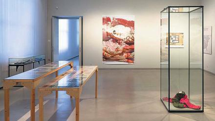 Arbeiten von Wolfgang Tillmans in den Museen Dahlem. 