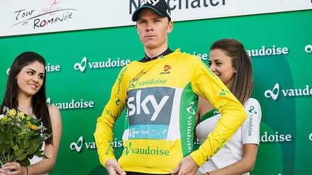 Im Gelben Trikot - aber auch mit weißer Weste? Christopher Froome.