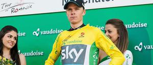 Im Gelben Trikot - aber auch mit weißer Weste? Christopher Froome.