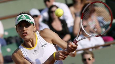 Andrea Petkovic steht bei den French Open im Achtelfinale.