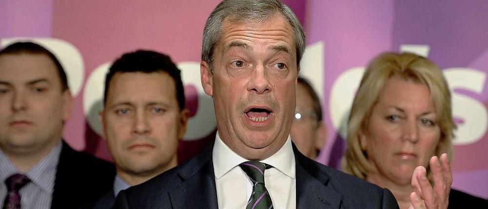 Ukip-Chef Nigel Farage