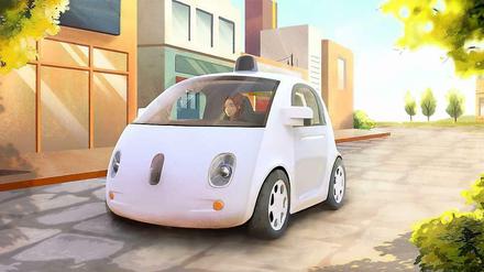 Nur ein Spielzeugauto? Bisher ist es jedenfalls nicht viel mehr, was Google in einer Auflage von etwa 100 bauen will.