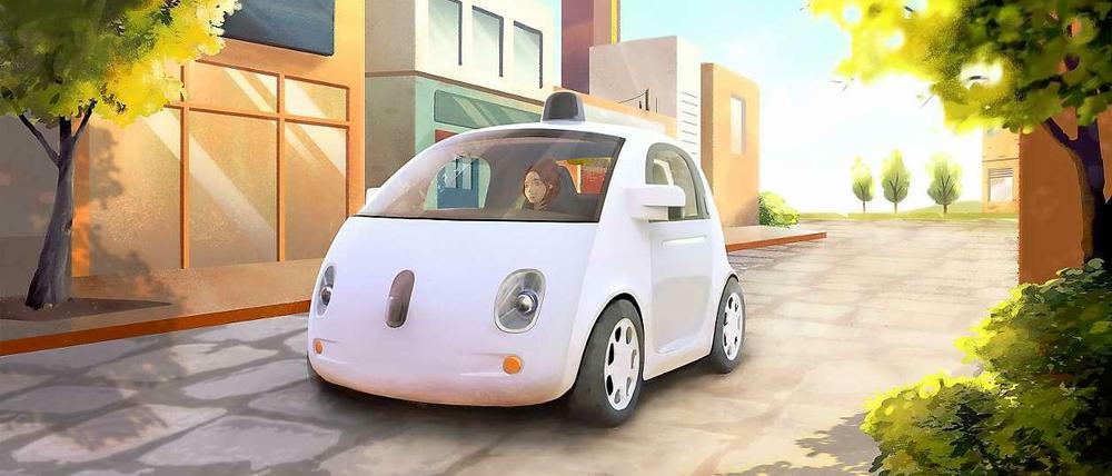 Nur ein Spielzeugauto? Bisher ist es jedenfalls nicht viel mehr, was Google in einer Auflage von etwa 100 bauen will.