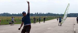 Felix Herzog freut sich über das "befreite" Tempelhofer Feld. Ob er sich bald über vorgezogene Neuwahlen freuen kann, bleibt offen.