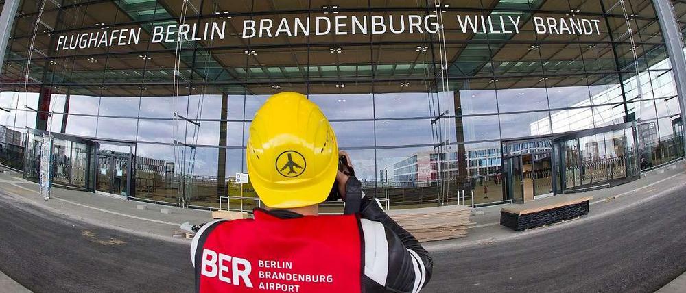 BER-Baustelle in Schönefeld.