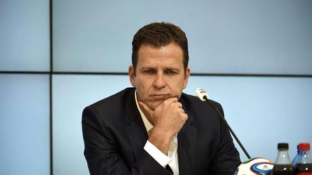 Oliver Bierhoff war mit dem Verlauf des Trainingslagers nicht zufrieden.