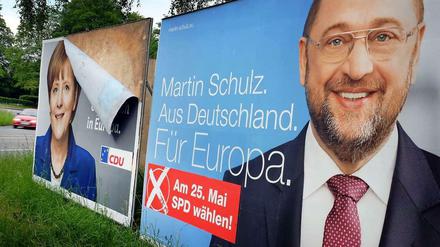 Wahlplakat von Martin Schulz