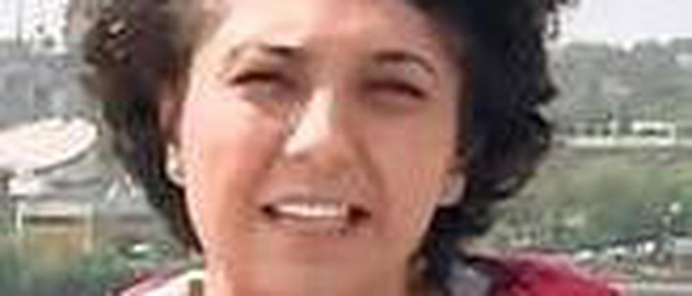 Auf Abstand. Golineh Atai berichtet vorerst aus Dnepropetrovsk. Foto: WDR