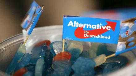 Die AfP setzt auf Wählerbindung durch Fruchtgummis.