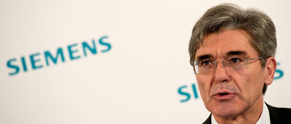 Siemens-Konzernchef Joe Kaeser will kräftig sparen.