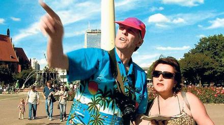 Der Neuköllner Christian gibt im Film den Stadtführer für Touristen.