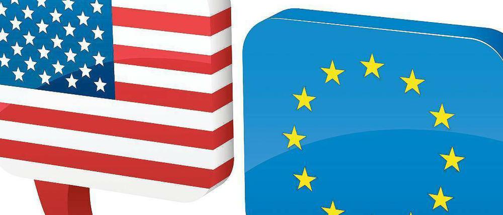 Kommunikation ist alles: Die EU und die USA verhandeln seit Monaten über das Freihandelsabkommen TTIP. 
