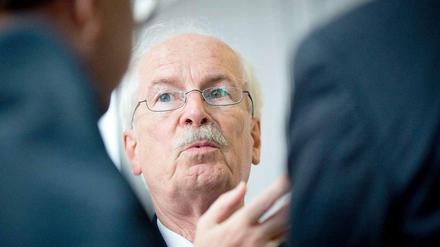Generalbundesanwalt Harald Range am Mittwoch vor dem Rechtsausschuss des Bundestages.