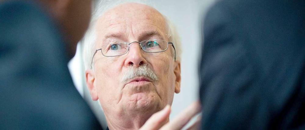 Generalbundesanwalt Harald Range am Mittwoch vor dem Rechtsausschuss des Bundestages.