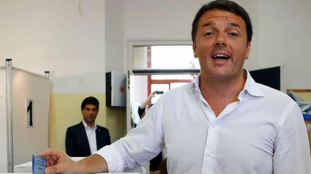 Italiens Premierminister Matteo Renzi und seine Sozialdemokraten haben einen sensationellen Sieg eingefahren.