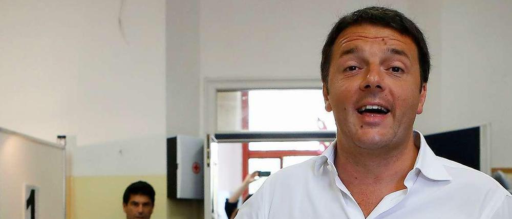 Italiens Premierminister Matteo Renzi und seine Sozialdemokraten haben einen sensationellen Sieg eingefahren.