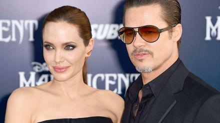 Angelina Jolie und Brad Pitt bei der Premiere von "Maleficent" in Los Angeles.