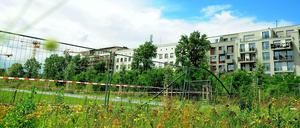 Neubau in der Innenstadt. An der Flottwellstraße am Gleisdreieck sind viele Häuser entstanden.