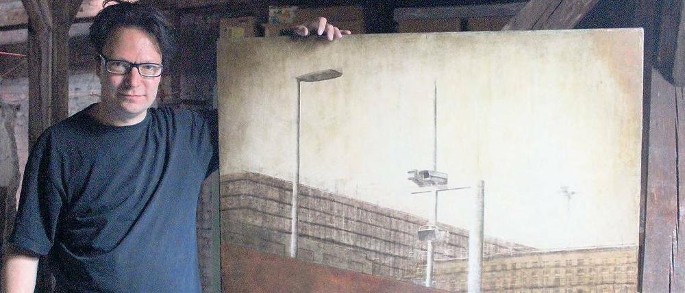 Hinter der Oberfläche. Ilja Mlosch findet seine Kunst in der Stadt. 