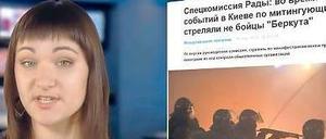 Täglich durchsuchen Margo Gontar und ihre Kommilitonen das Netz nach gefälschten Berichten. Die größten Aufreger präsentiert die Moderatorin in einer Videoshow. 