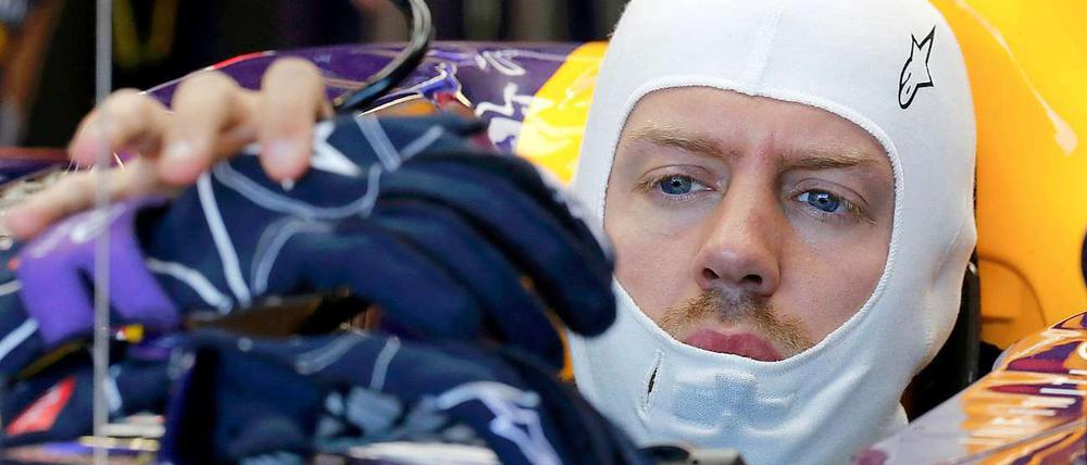 Idee gesucht. Weltmeister Sebastian Vettel ist gegen die Mercedes-Autos derzeit nahezu chancenlos. 