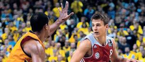 Finale mit Geschichte. Heiko Schaffartzik (r.) spielte wie drei andere Münchner in der Vorsaison noch für Alba Berlin. Nun treffen sich die Teams im Kampf um den Titel wieder.