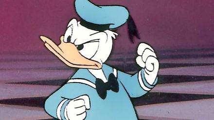 Hauptsache wütend: Donald Duck.