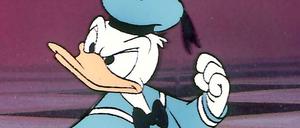 Hauptsache wütend: Donald Duck.