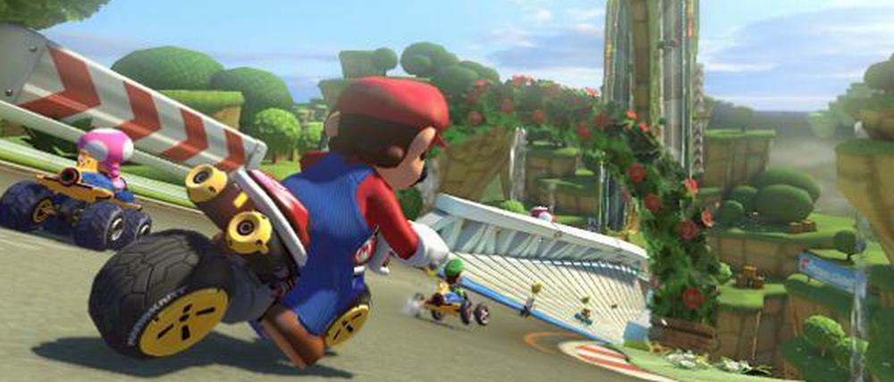 Szene aus "Mario Kart 8".