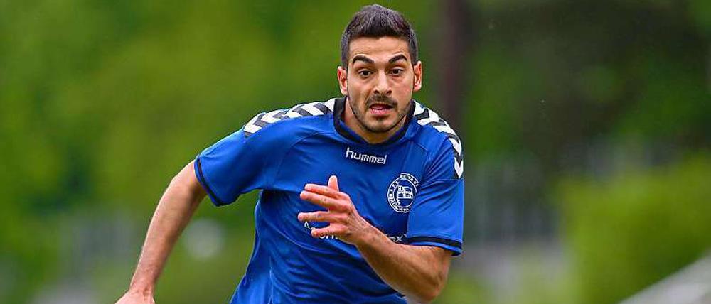 Burak Mentes ist mit Hertha 03 auf dem Weg nach oben.