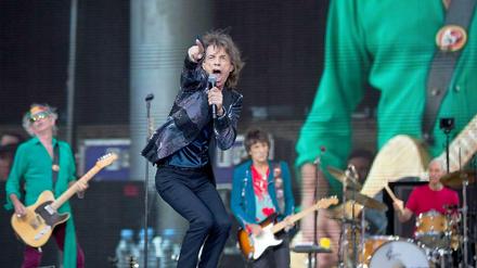 Rolling-Stones-Frontmann Mick Jagger (70) fegte über die Bühne und bot den Fans eine großartige Show. 