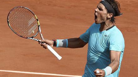 Gewohnter Jubel. Rafael Nadal ist in Roland Garros einfach nicht zu bezwingen.