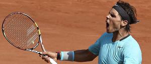 Gewohnter Jubel. Rafael Nadal ist in Roland Garros einfach nicht zu bezwingen.