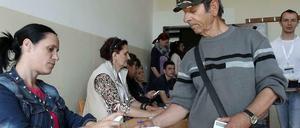 Auch Serben im Norden des Kosovo haben abgestimmt.