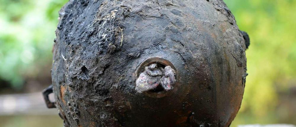 Entschärfte Weltkriegsbombe: Immer wieder werden in Berlin und Brandenburg Blindgänger gefunden. 
