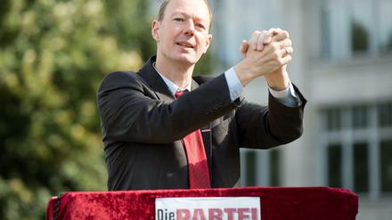 "Die Partei" hat immer Recht. Martin Sonneborn, Gründer und Chef-