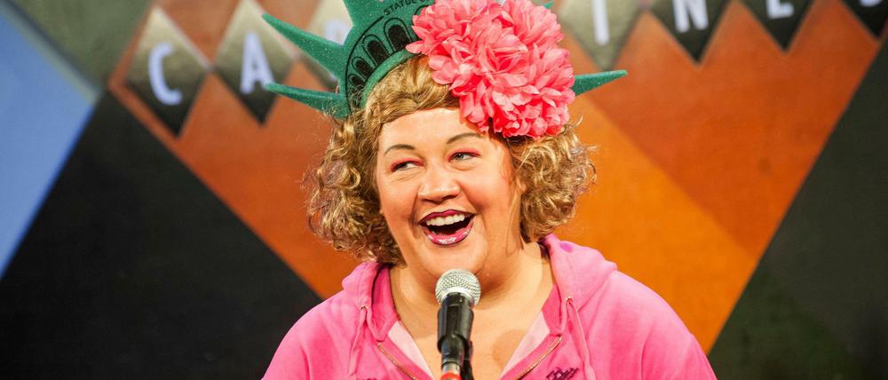 Plattenbau-Prinzessin am Broadway: Cindy aus Marzahn alias Ilka Bessin trat am Dienstag in New York auf.