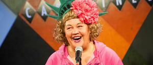 Plattenbau-Prinzessin am Broadway: Cindy aus Marzahn alias Ilka Bessin trat am Dienstag in New York auf. 