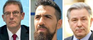 Ärger um Bushido-Anklage. Staatsanwalt Andreas Behm (l.) steht wegen des Verfahrens um den Hass-Song des Rappers in der Kritik. 