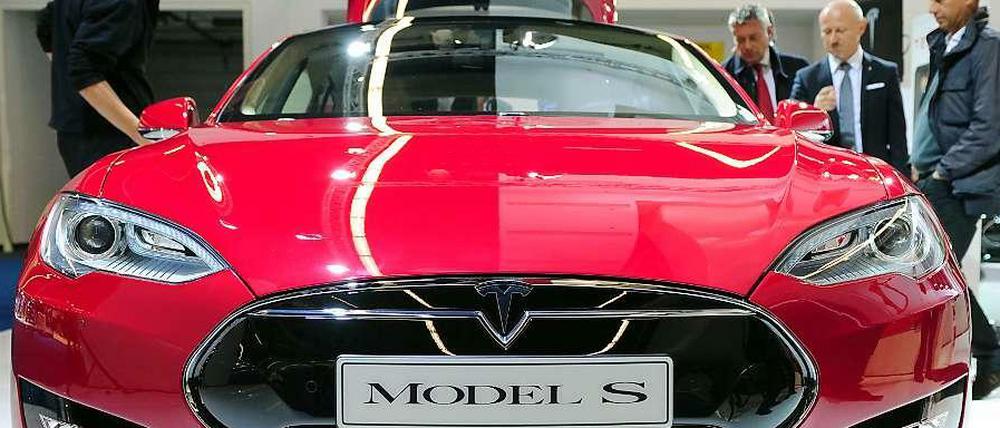 Salonfähig. Das 65.000 Euro teure Model S von Tesla erobert die Oberklasse.