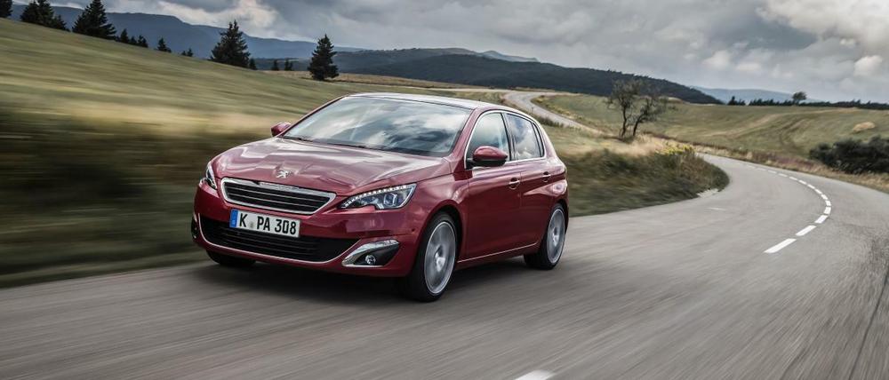 Vortrieb mit 82 PS: Der Peugeot 308 mit Dreizylinder-Motor.