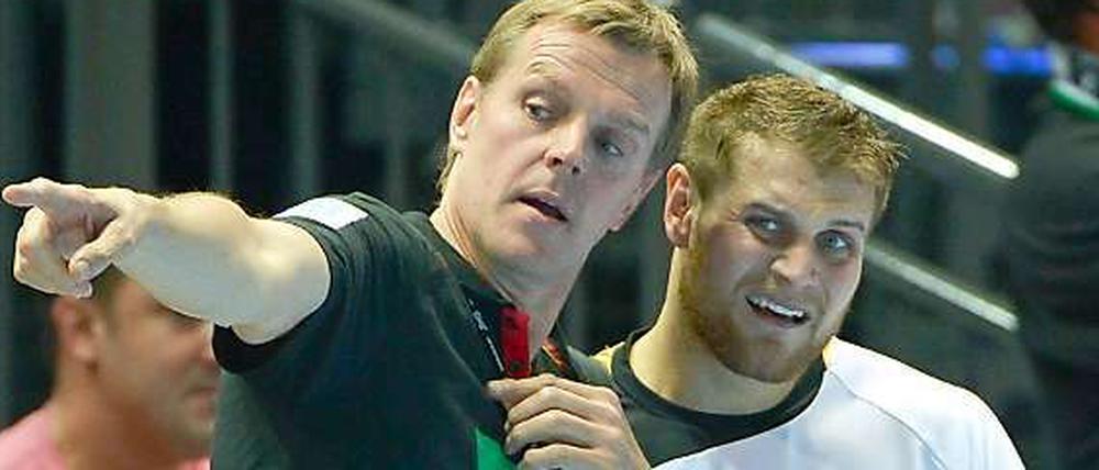 Er trägt die Hoffnung. Bundestrainer Martin Heuberger (links) setzt auf Rückkehrer Mimi Kraus.