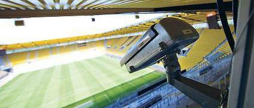 Alle WM-Stadien sind mit je 14 Torkameras ausgerüstet.