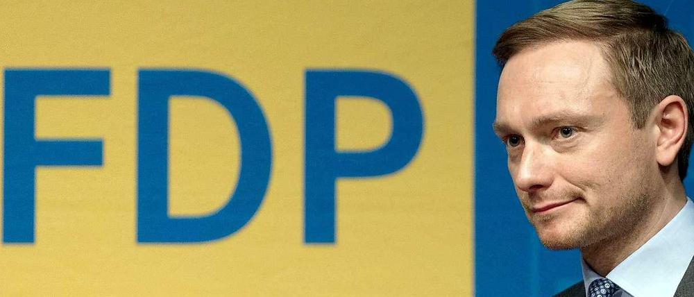 Er prägt den Auftritt der Partei: FDP-Chef Christian Lindner.