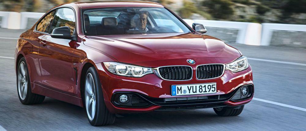 Drei spielt Vier: Der BMW 4er ist die Coupé-Variante des 3ers. Bei uns fuhr er als BMW 428i vor.