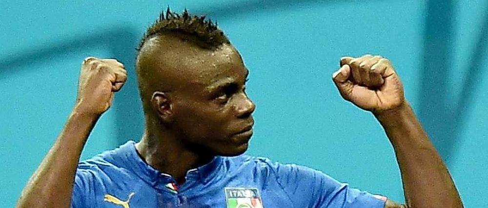 Matchwinner: Italiens Mario Balotelli erzielte den entscheidenden Treffer zum 2:1.