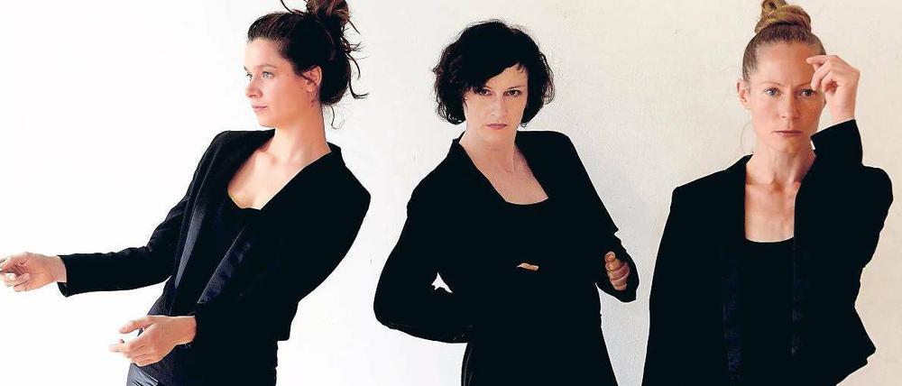 Auf den Spuren einer Ikone. Maria Walser, Cora Frost und Brit Rodemund haben mit Choreograf Martin Stiefermann eine Berber-Performance erarbeitet.