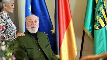 Kurt Masur Anfang Juni bei der Verleihung des Sächsischen Verdienstordens in Leipzig.