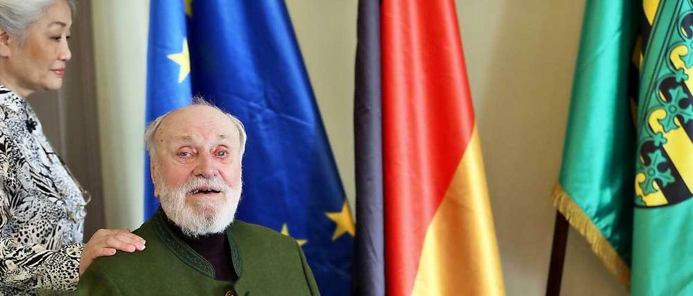 Kurt Masur Anfang Juni bei der Verleihung des Sächsischen Verdienstordens in Leipzig.